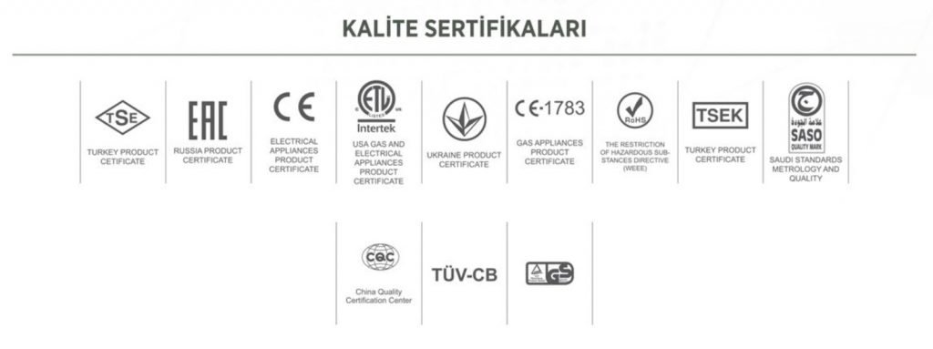 Zem Teknik Kalite Sertifikaları