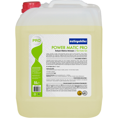 Power Matic Pro Bulaşık Mak. Det. 5L