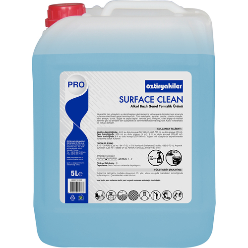 Surface Clean Alkol Bazlı Genel Tem. 5L